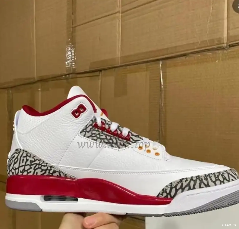 3 ship Pk materials retro air ready retail Red God jordan to Cardinal 0514